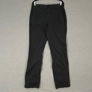 Denver Hayes Black Khaki Pants Sz 10 Side Stripe